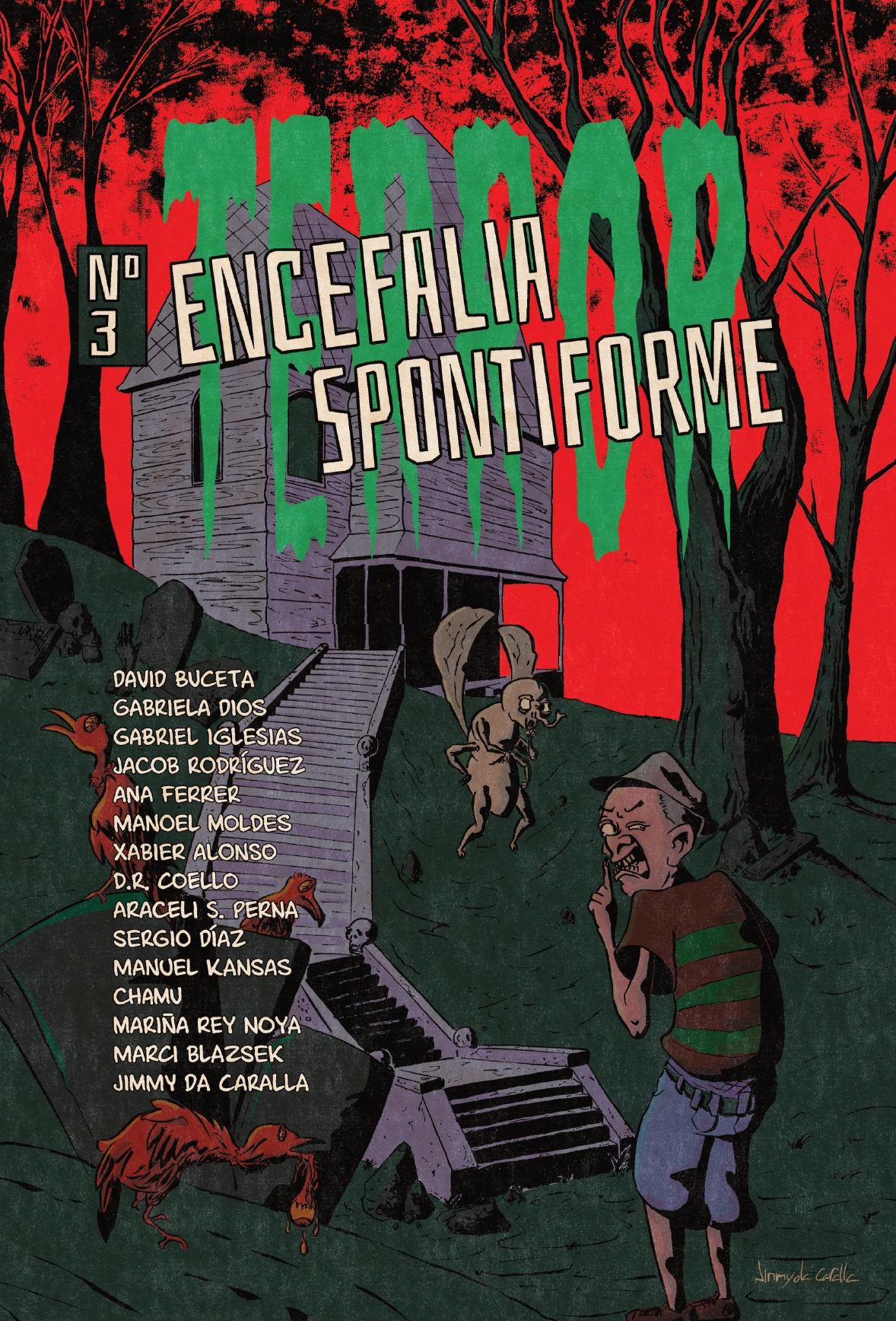 Portada de Encefalia Spontiforme Nº 3